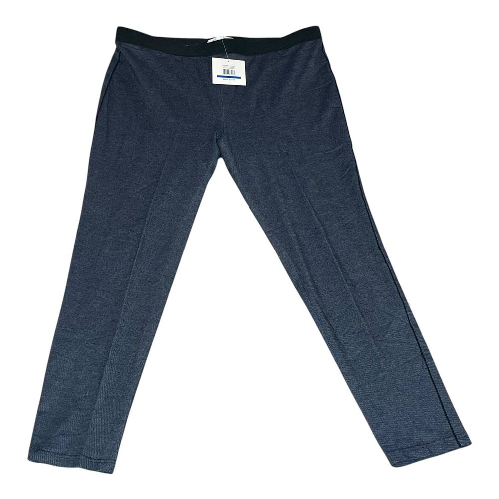 NEW Ellen Tracy‎ Favorite Pull On Slim Pants Indigo Blue XL ZE7P193J6Z
